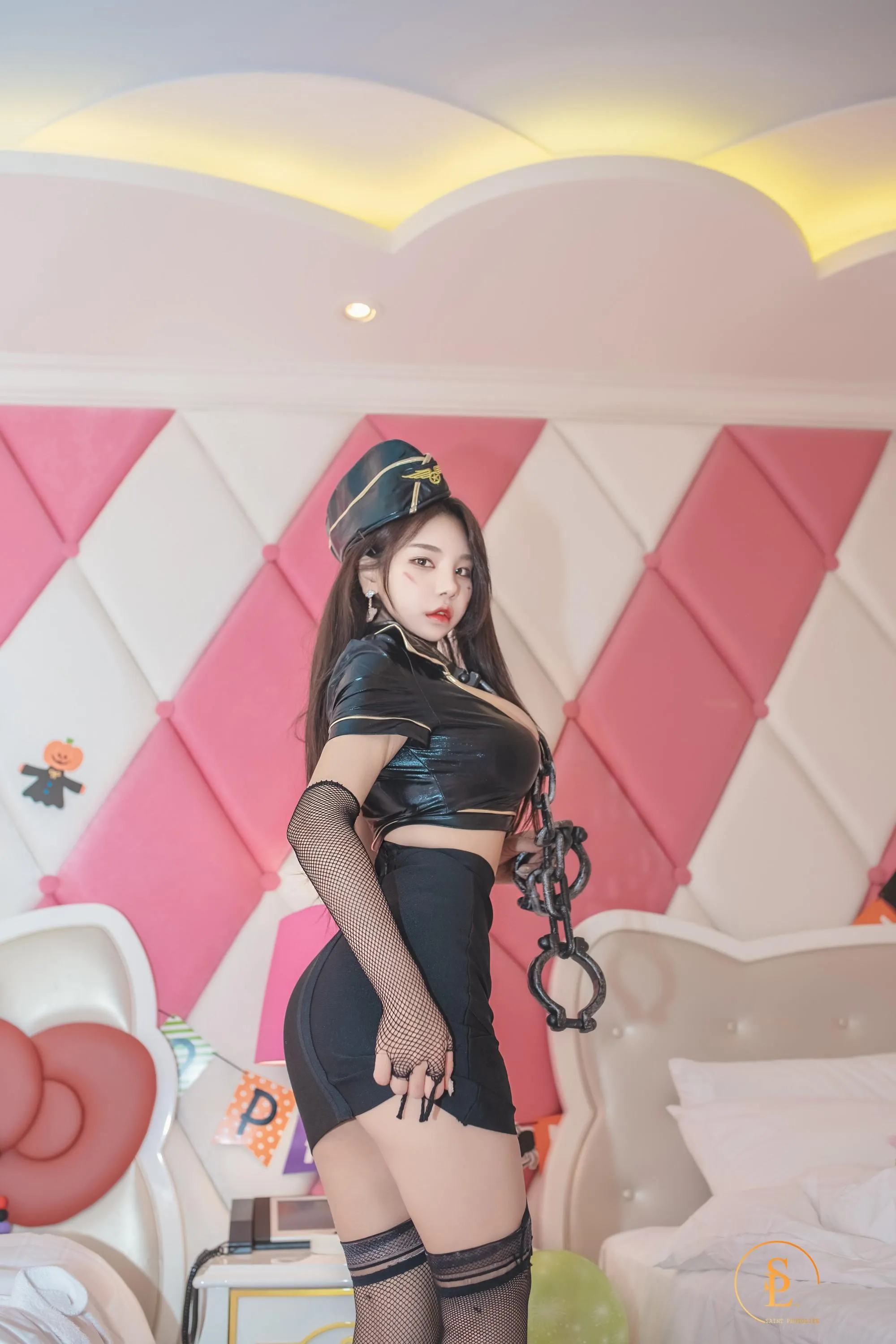 NO.040 SAINT Photolife – Zzyuri 쮸리 Vol.16 Pink Halloween [58P]插图3